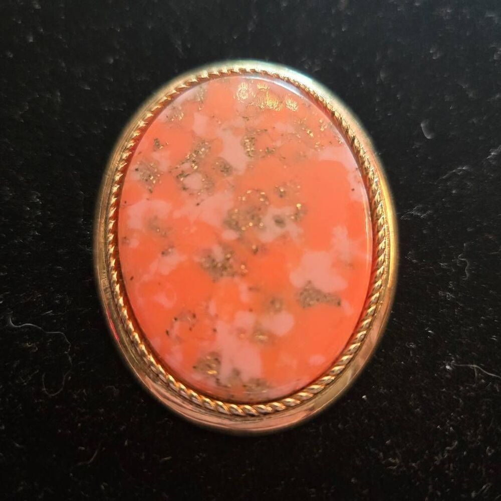 Sarah Coventry Coraline Pendant Brooch Pin 70s